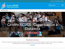 Tablet Screenshot of cursos.centroredes.org.ar